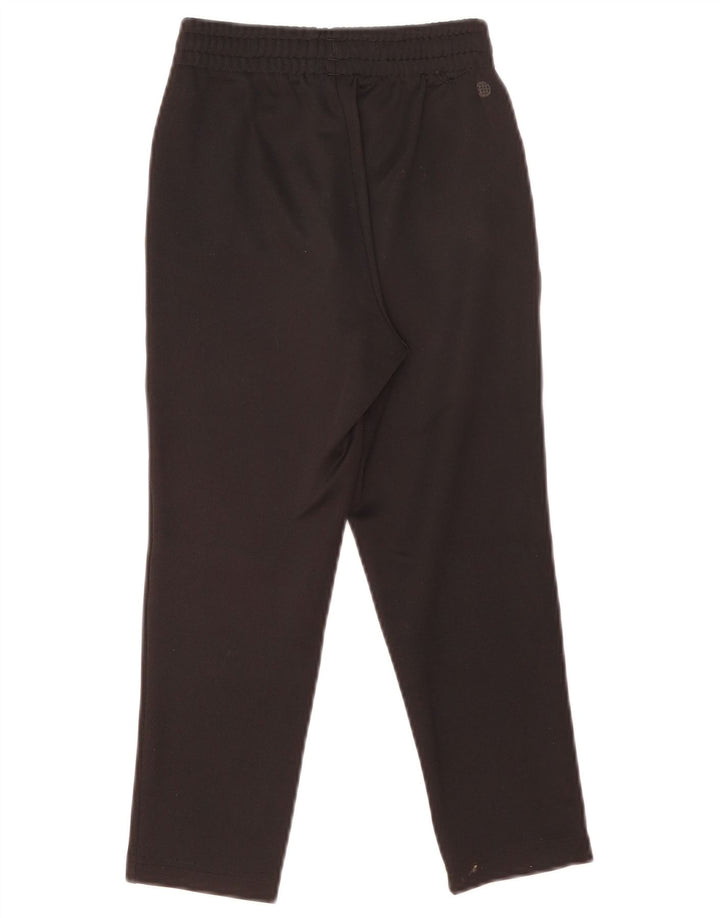 Adidas Boys Tracksuit Trousers 7-8 Years Black Polyester