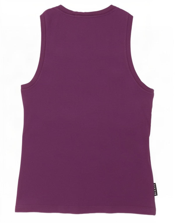 Max & Co. Womens Slim Fit Vest Top UK 12 Medium Purple Cotton