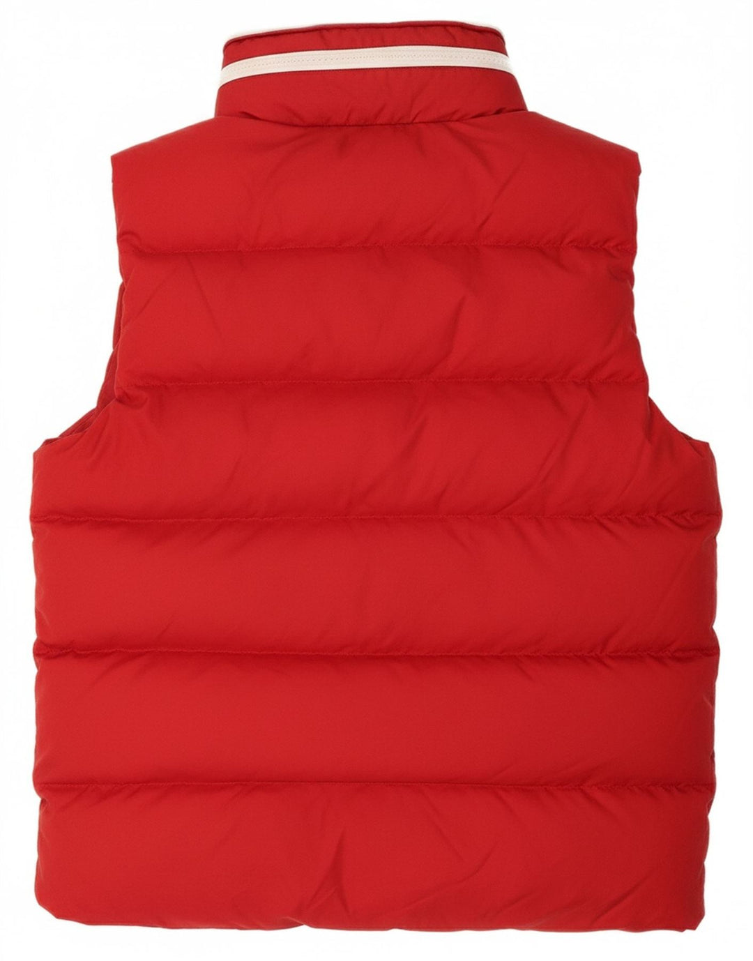 TIMBERLAND Boys Graphic Padded Gilet 9-10 Years Red Polyester