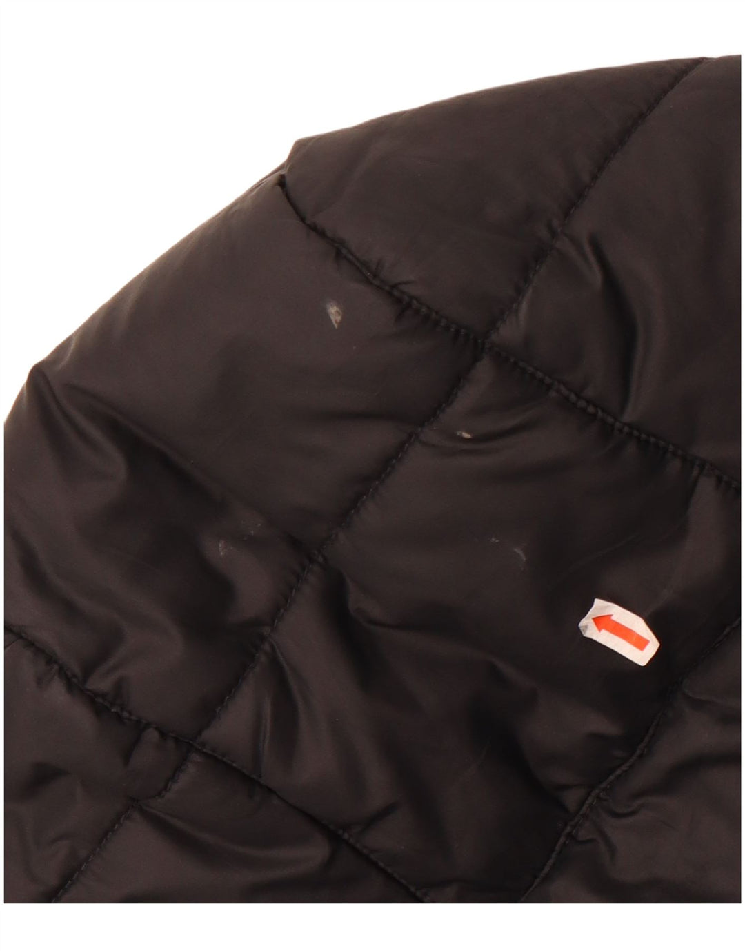 Nike Womens Hooded Padded Jacket UK 10 Small Black Polyester