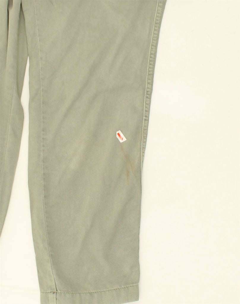 J. CREW Womens Tapered Chino Trousers US 0 XS W30 L29 Green Cotton | Vintage J. Crew | Thrift | Second-Hand J. Crew | Used Clothing | Messina Hembry 