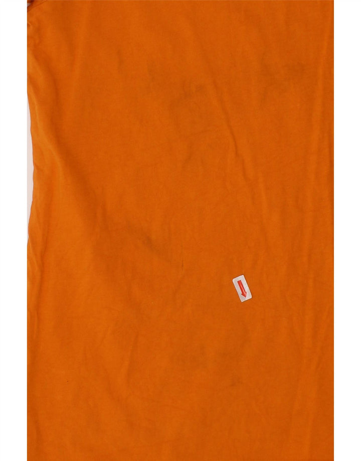 NAPAPIJRI Boys T-Shirt Top 13-14 Years Orange Vintage Napapijri and Second-Hand Napapijri from Messina Hembry 
