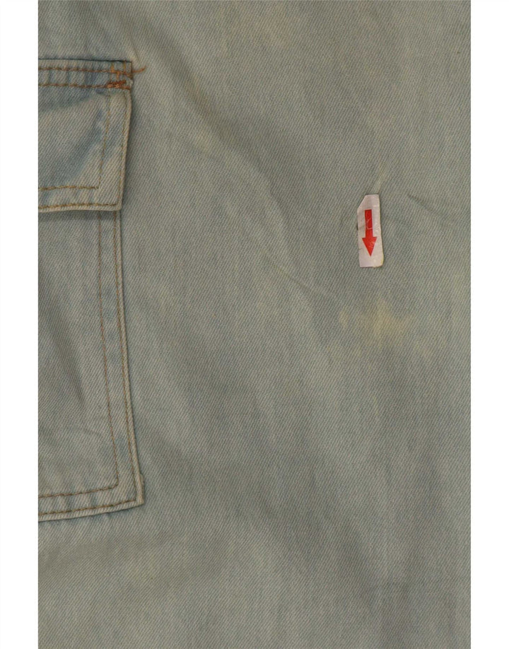 Zara Mens Cargo Loose Jeans W28 L27 Blue