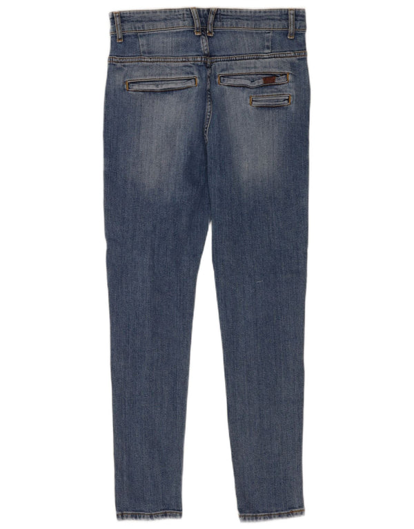 Zara Mens Distressed Skinny Jeans EU 38 Small W30 L27 Blue Cotton