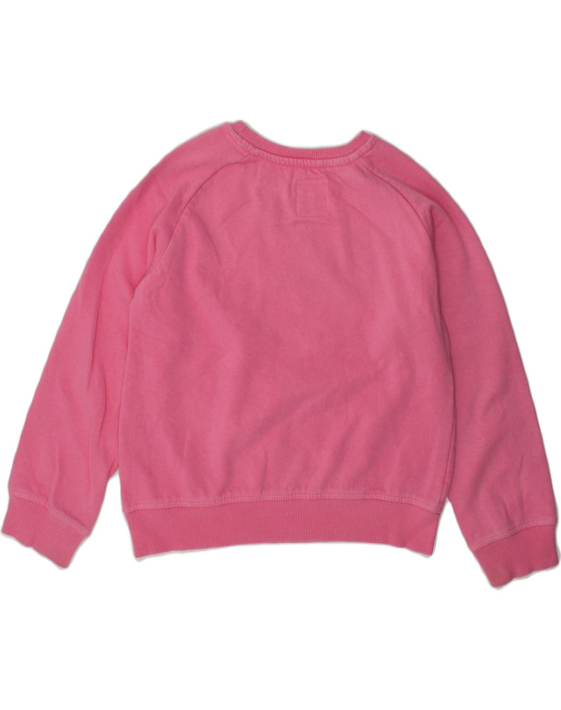 LEVI'S Girls Graphic Sweatshirt Jumper 9-10 Years Medium Pink Cotton | Vintage Levi's | Thrift | Second-Hand Levi's | Used Clothing | Messina Hembry 