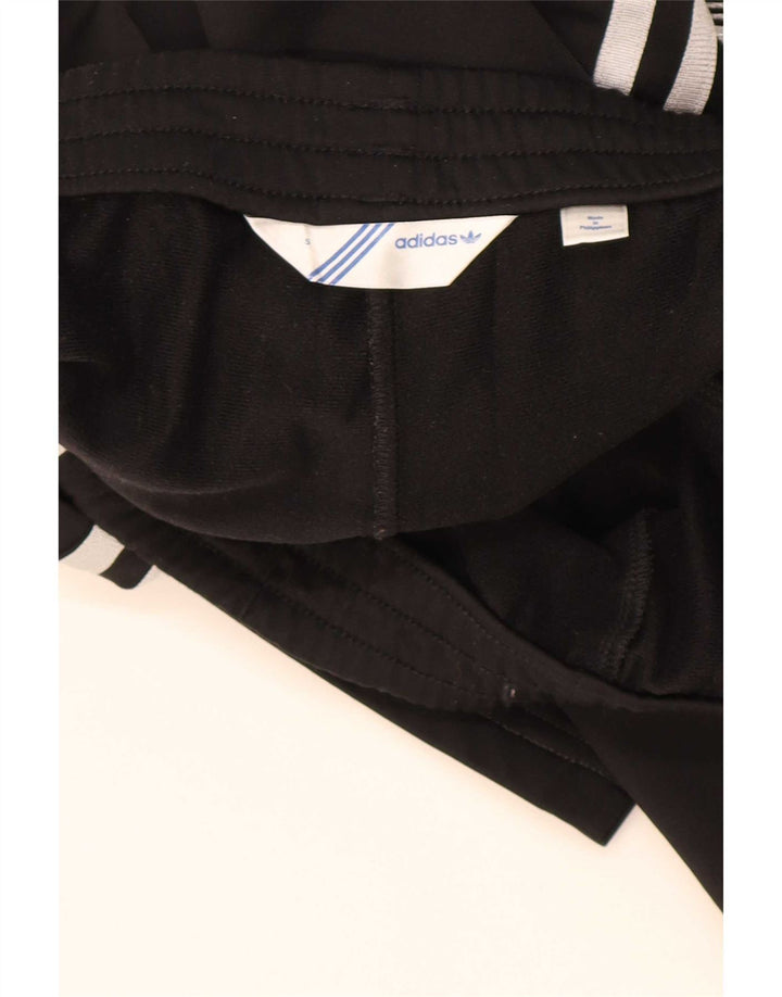 Adidas Womens Tracksuit Trousers UK 10 Small Black Polyester