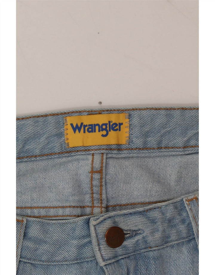 WRANGLER Womens Retro Denim Shorts Large W34  Blue Cotton Vintage Wrangler and Second-Hand Wrangler from Messina Hembry 