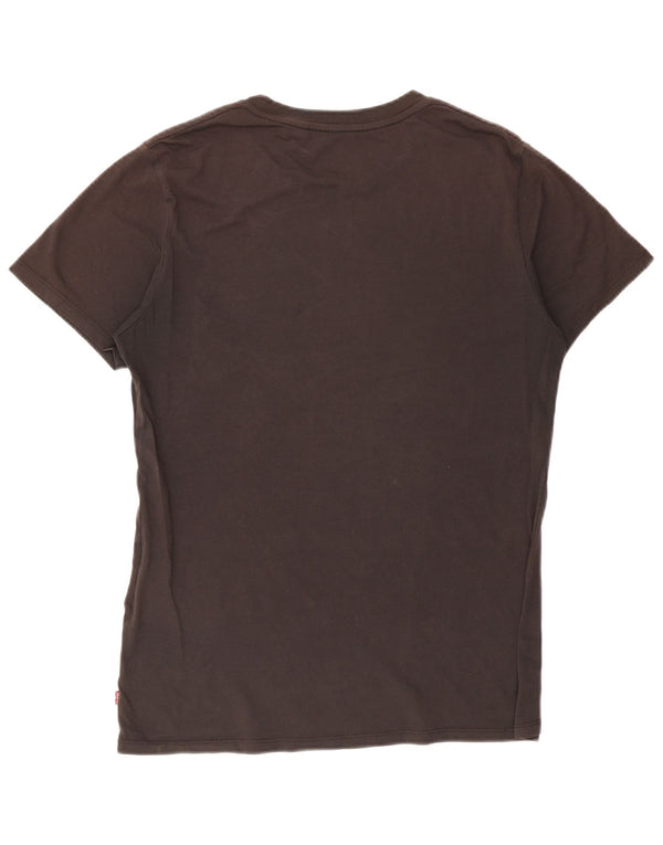 Levi's Mens Graphic T-Shirt Top Medium Grey Cotton