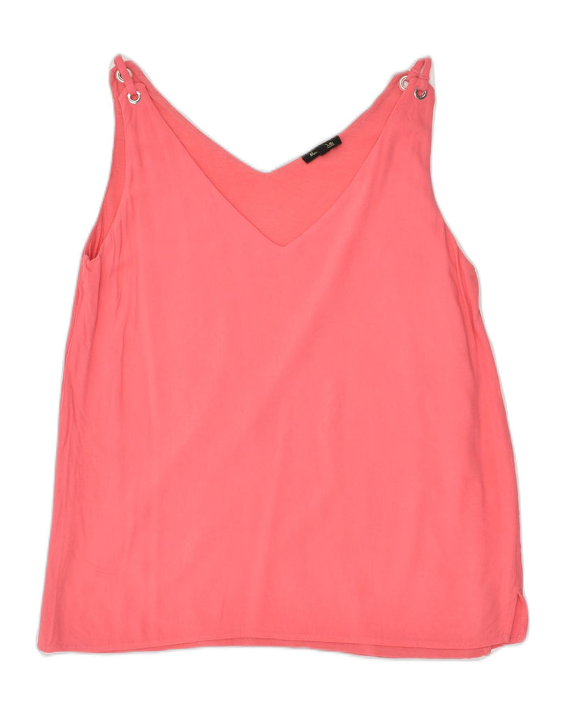 MASSIMO DUTTI Womens Sleeveless Blouse Top US 8 Medium Pink | Vintage Massimo Dutti | Thrift | Second-Hand Massimo Dutti | Used Clothing | Messina Hembry 