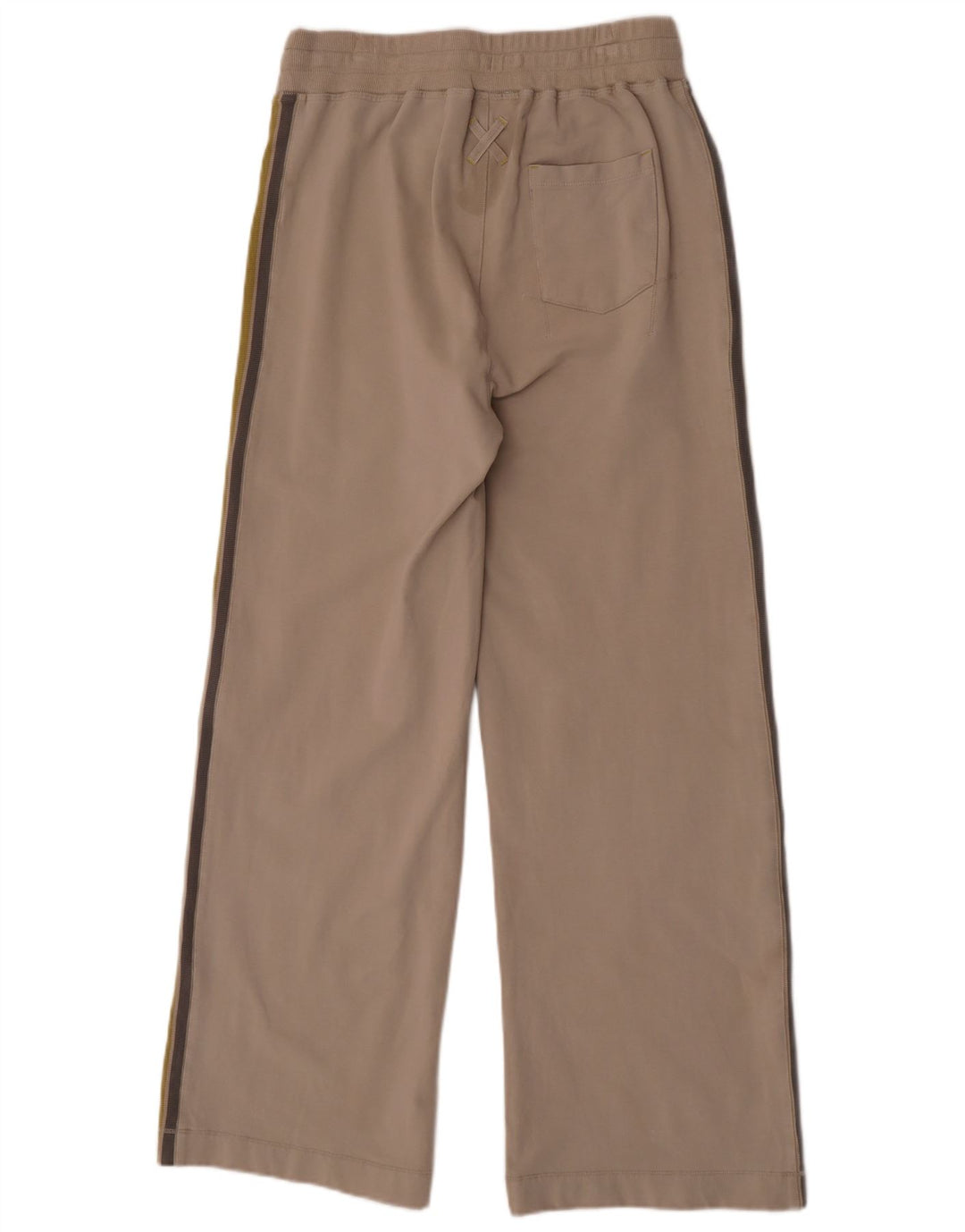 White Stuff Womens Tracksuit Trousers UK 12 Medium Beige Colourblock Cotton