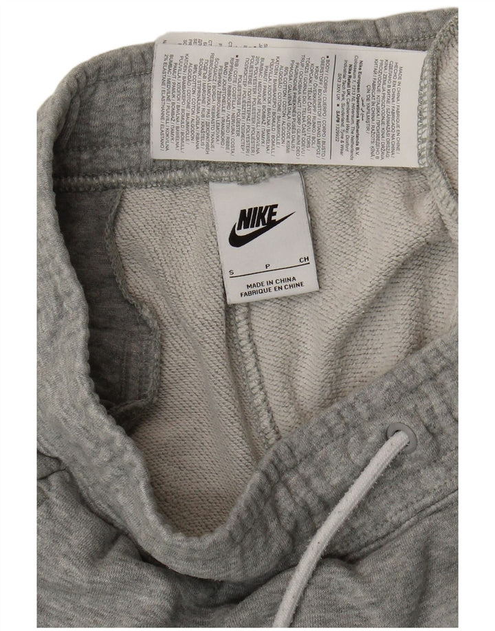 Nike Mens Graphic Tracksuit Trousers Joggers Small  Grey Cotton