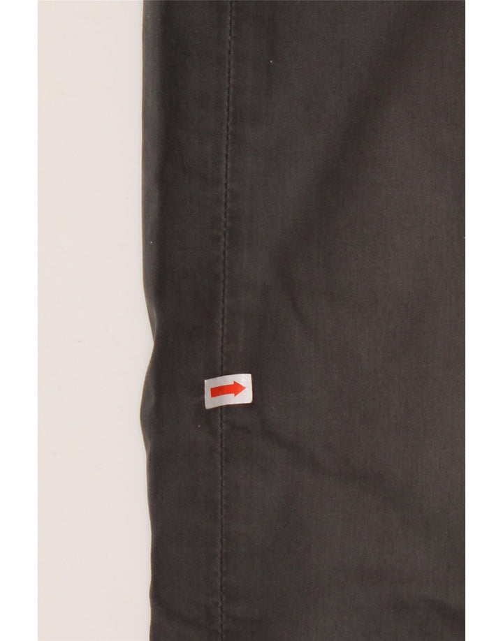 LEVI'S Mens Straight Casual Trousers W34 L32 Grey Cotton