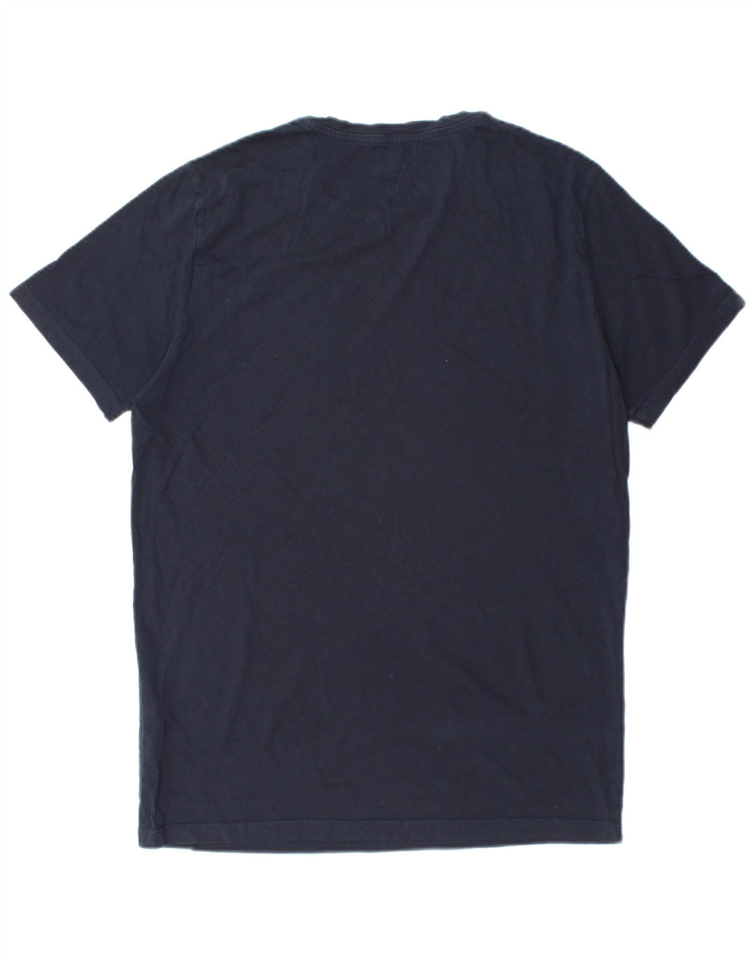 JACK & JONES Mens Regular Fit T-Shirt Top Large Navy Blue Cotton