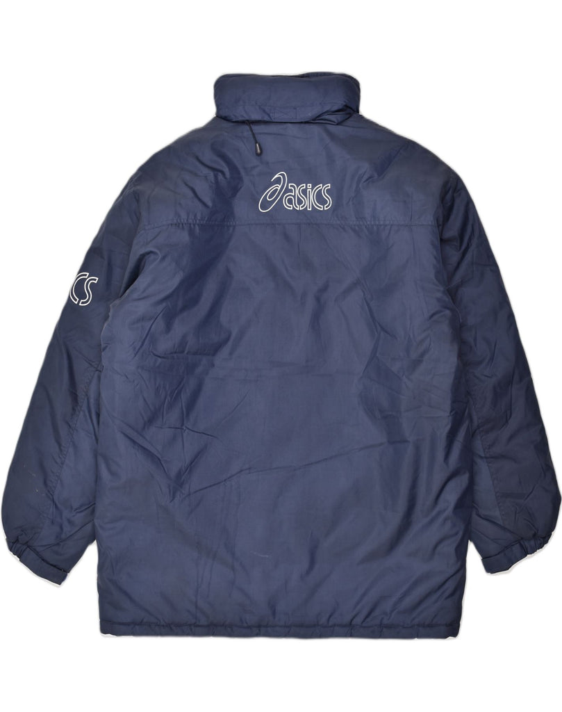 OASIS Mens Windbreaker Jacket UK 42 XL Navy Blue Polyester | Vintage Oasis | Thrift | Second-Hand Oasis | Used Clothing | Messina Hembry 