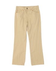 LEVI'S Mens 417 Bootcut Casual Trousers W33 L30 Beige Cotton