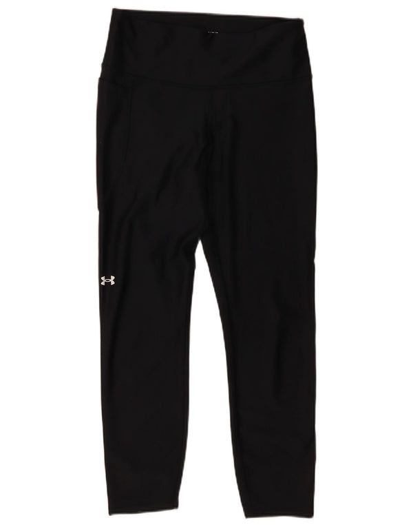 Under Armour Womens Compression Crop Leggings UK 14 Medium  Black