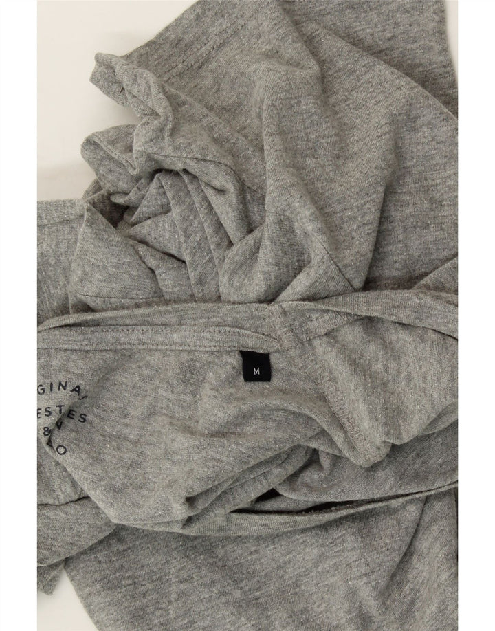JACK & JONES Mens Graphic T-Shirt Top Medium Grey Christmas Vintage Jack & Jones and Second-Hand Jack & Jones from Messina Hembry 