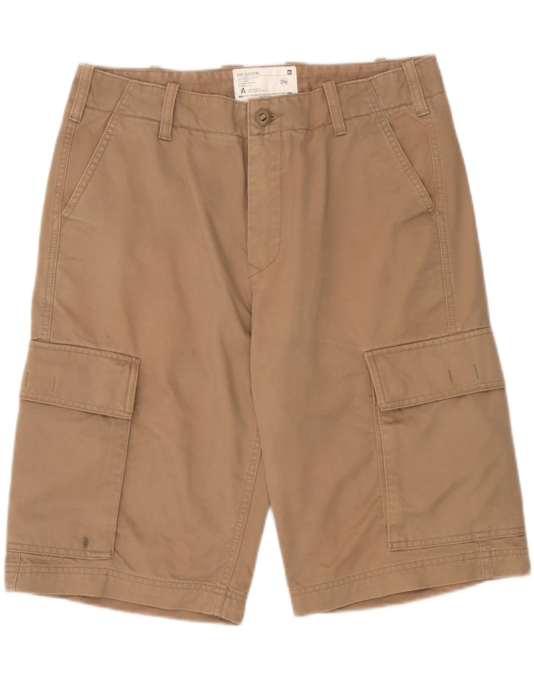 Gap Mens Cargo Shorts W32 Medium Beige Cotton
