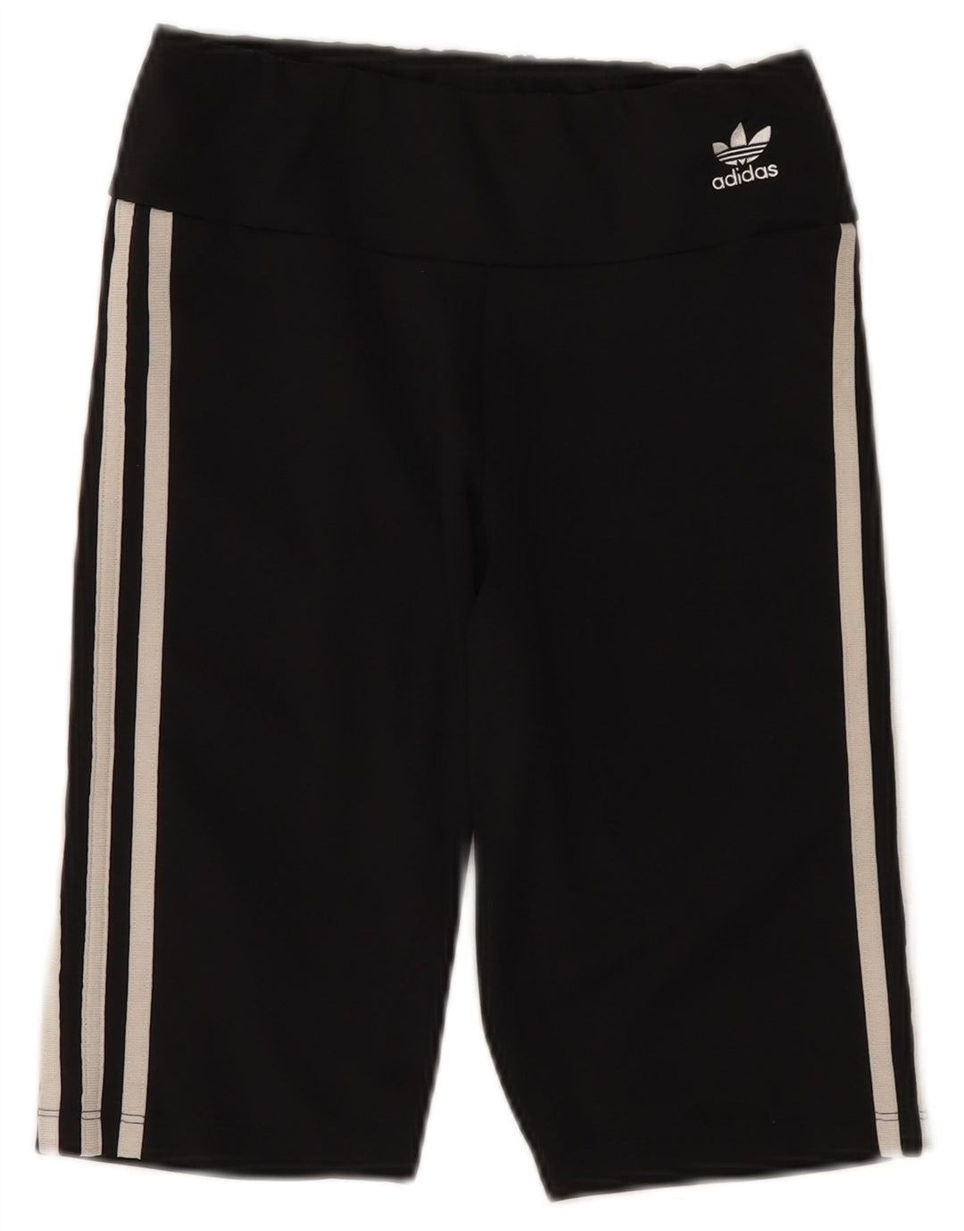 Adidas Womens Sport Shorts UK 10 Small Black Polyester
