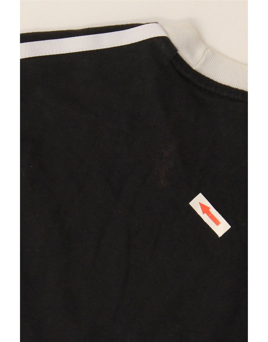 ADIDAS Womens T-Shirt Top UK 12 Medium Black Cotton