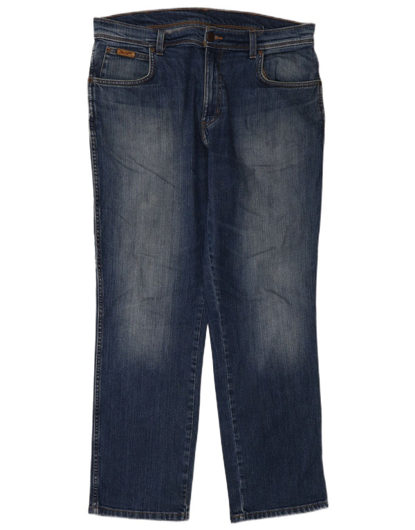 Wrangler Mens Straight Jeans W32 L30 Blue