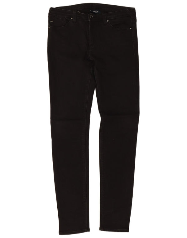 Armani Womens Skinny Jeans W28 L30 Black Cotton