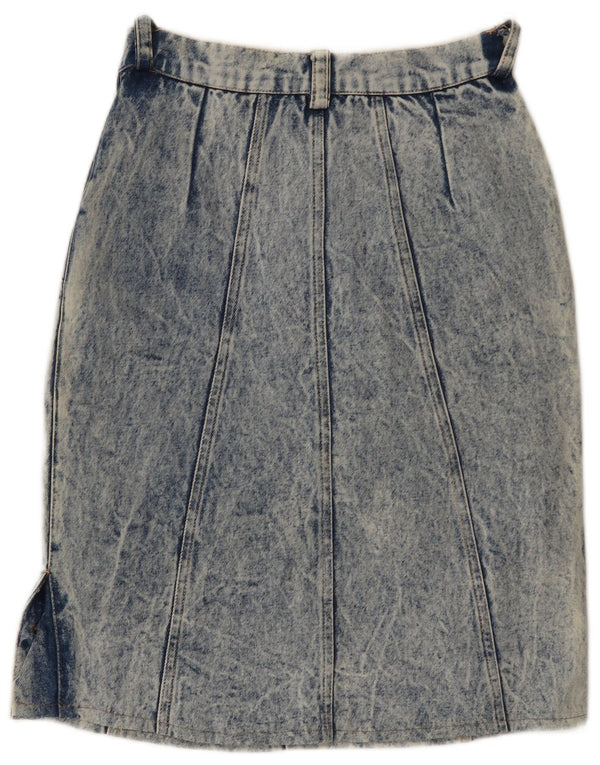 Magia Womens Denim Skirt Medium W28 Blue