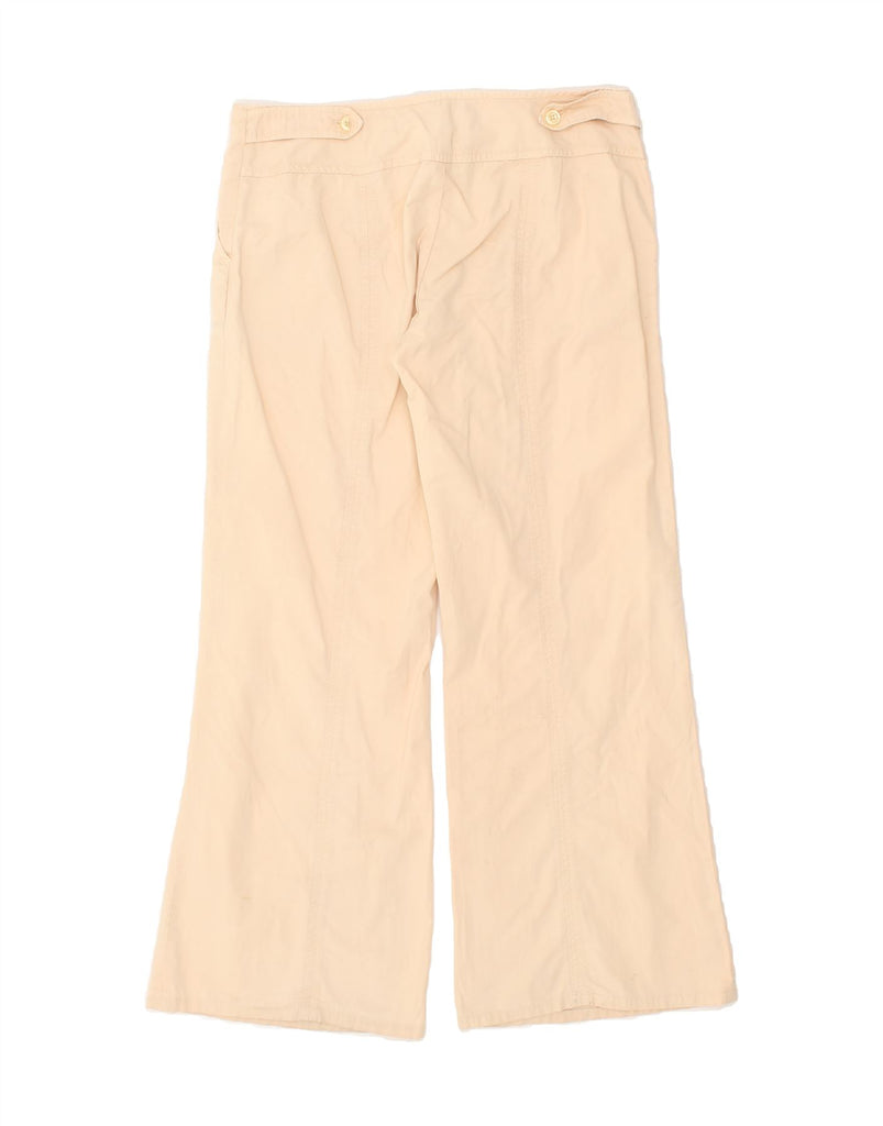GUESS Womens Flare Chino Trousers IT 44 Medium W32 L28 Beige Cotton | Vintage Guess | Thrift | Second-Hand Guess | Used Clothing | Messina Hembry 