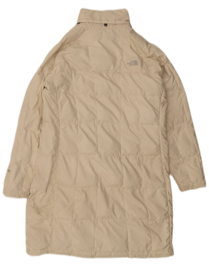 The North Face Womens Padded Coat UK 16 Large Beige Nylon