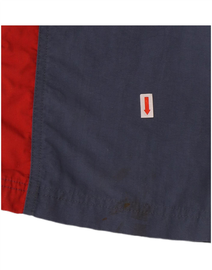 Adidas Boys Cargo Shorts 13-14 Years W30 Blue Colourblock Polyamide