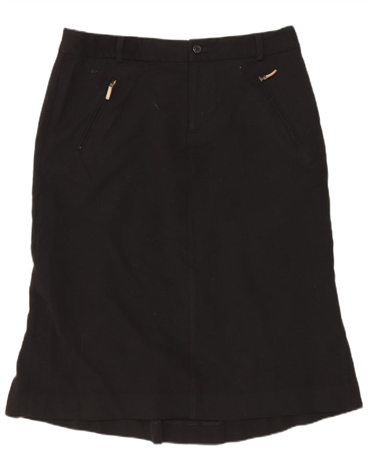 Ralph Lauren Womens A-Line Skirt US 6 Medium W30  Black Wool