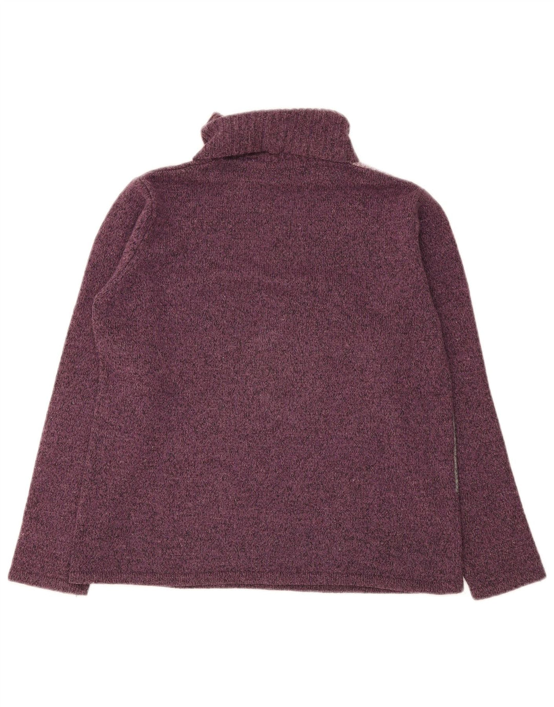 Essentials Womens Roll Neck Jumper Sweater UK 14/16 Large Purple