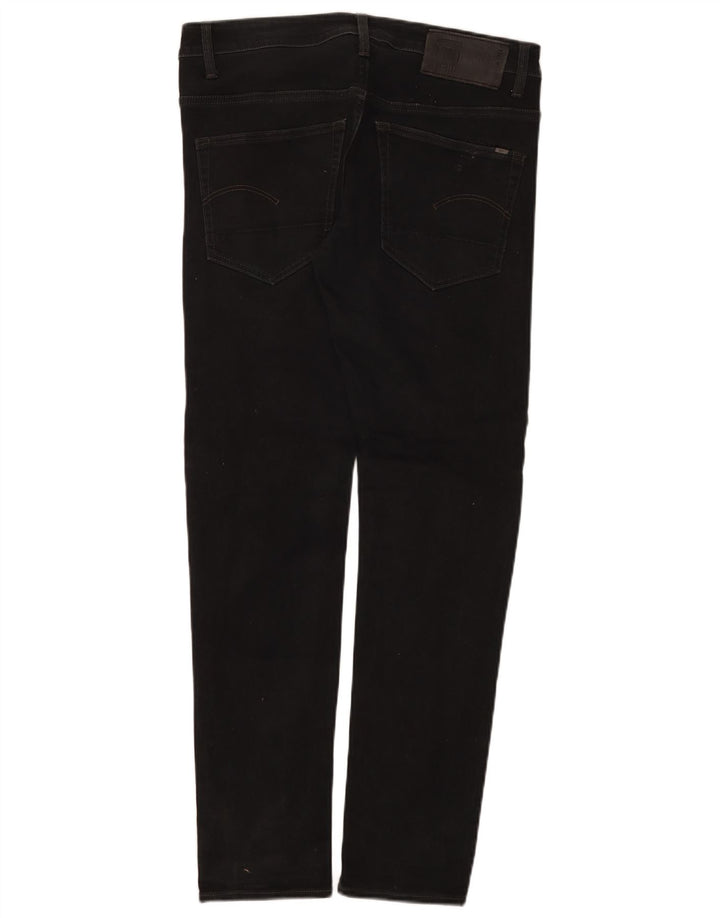 G-Star Mens Slim Jeans W32 L32 Black Cotton
