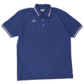 Kappa Mens Polo Shirt 2XL Blue Striped Cotton