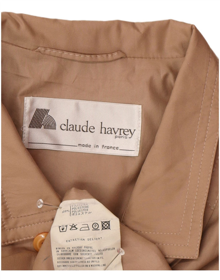 Claude Havrey Womens Oversized Double Breasted Coat EU 52 4XL Brown