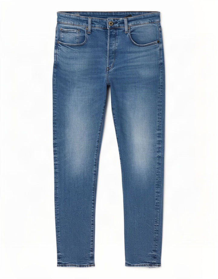 G-Star Mens 3301 Slim Jeans W32 L34 Blue Cotton