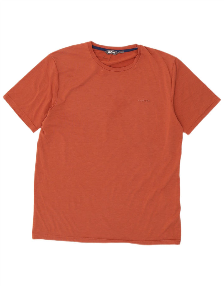 Rohan Mens T-Shirt Top Small Brown Polyester