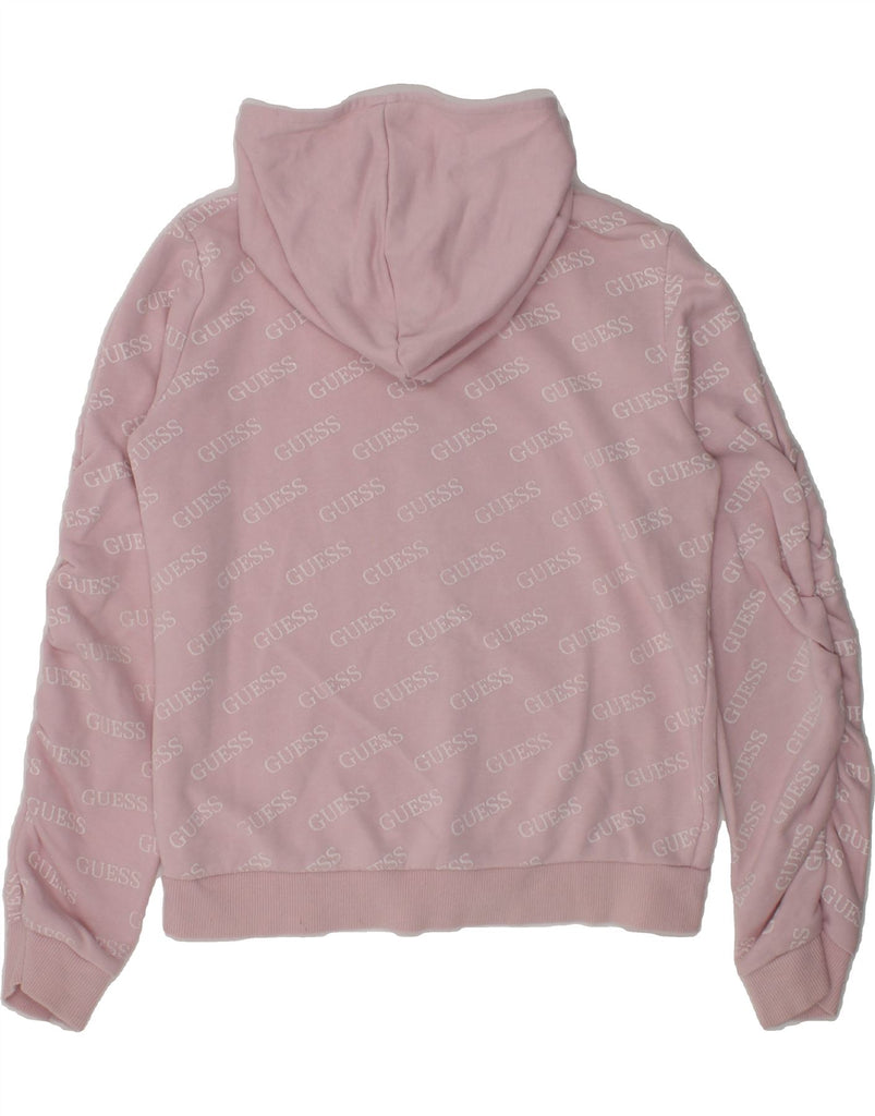 GUESS Girls Graphic Zip Hoodie Sweater 5-6 Years Pink | Vintage Guess | Thrift | Second-Hand Guess | Used Clothing | Messina Hembry 