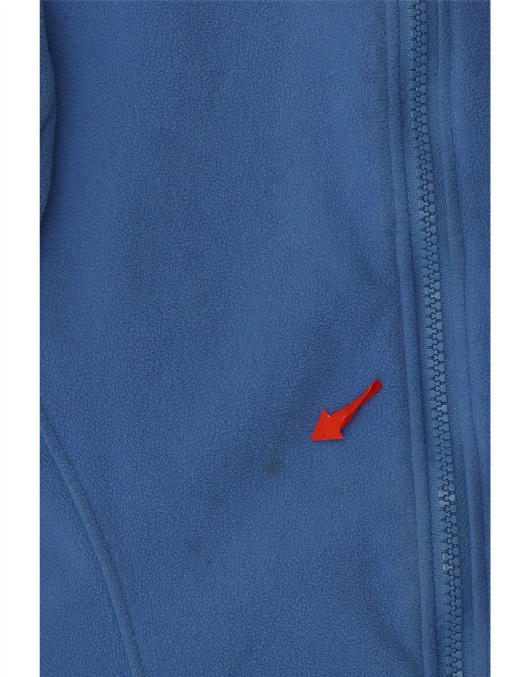 The North Face Womens Fleece Jacket UK 16 Large Blue Polyester