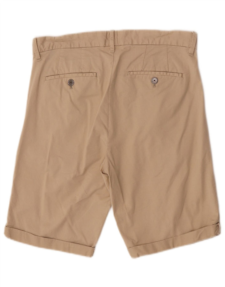 Calvin Klein Mens Chino Shorts W30 Medium  Beige Cotton