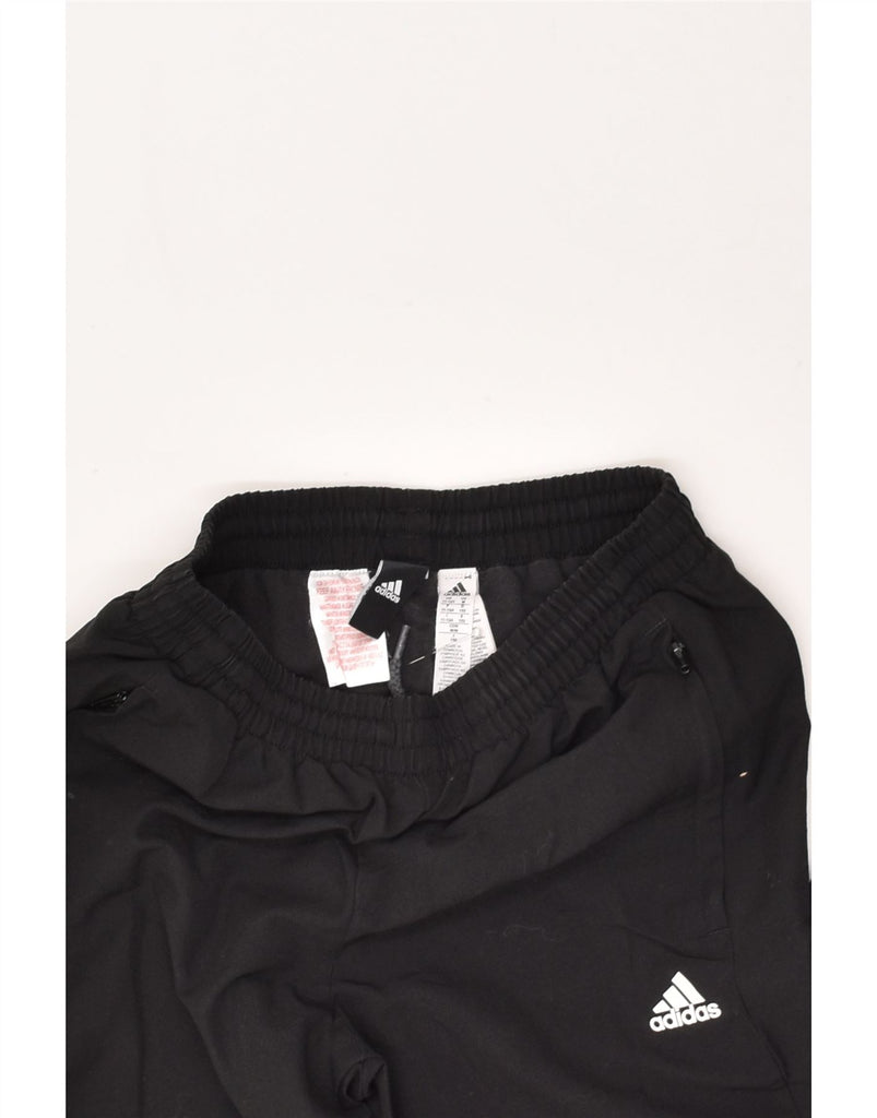 ADIDAS Boys Tracksuit Trousers Joggers 11-12 Years Black Polyester | Vintage Adidas | Thrift | Second-Hand Adidas | Used Clothing | Messina Hembry 