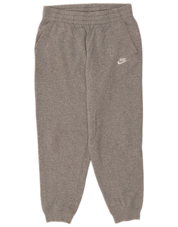 Nike Boys Tracksuit Trousers Joggers 13-14 Years XL Grey Flecked Cotton