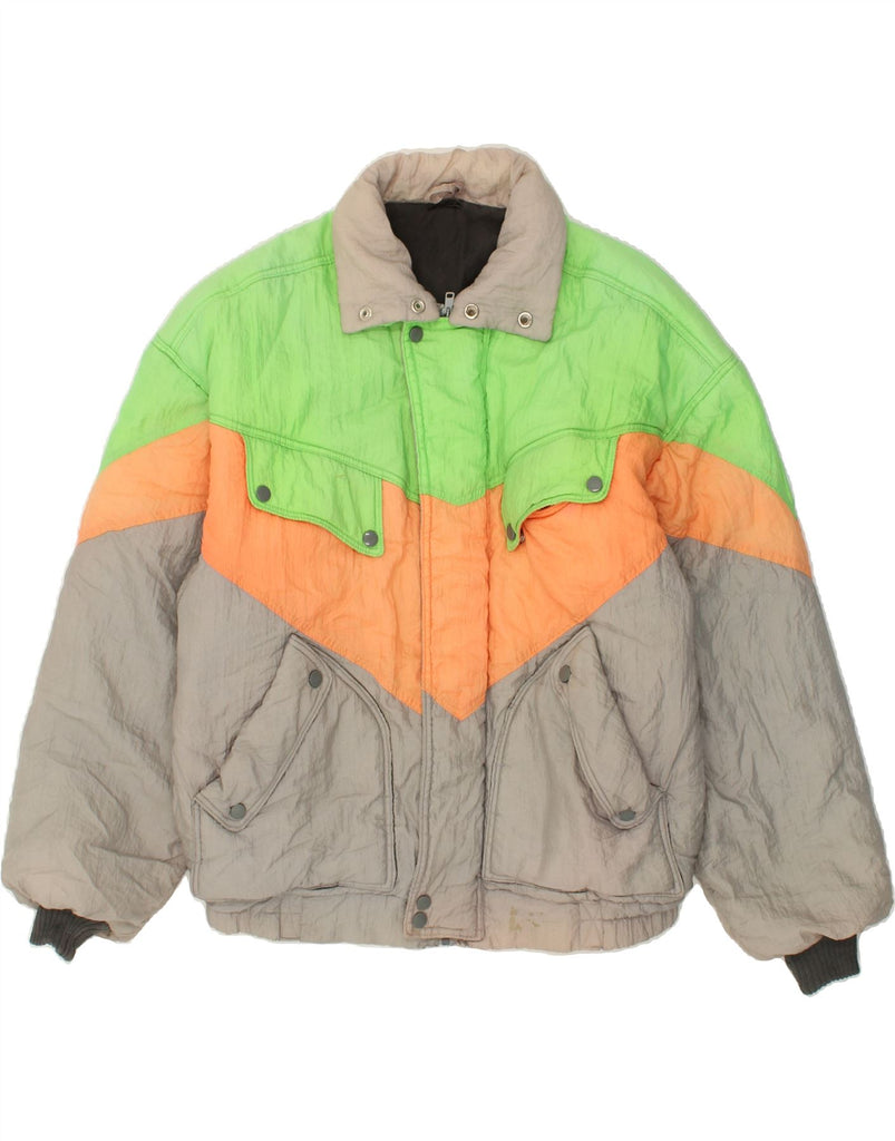 VINTAGE Mens Windbreaker Jacket UK 40 Large Multicoloured Colourblock | Vintage Vintage | Thrift | Second-Hand Vintage | Used Clothing | Messina Hembry 