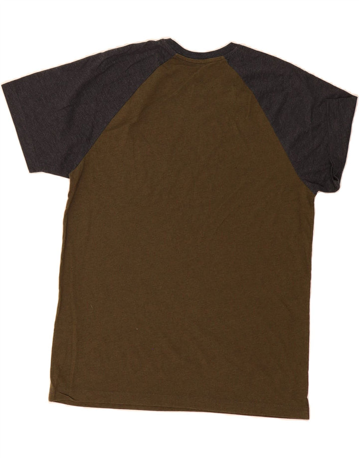 LEVI'S Mens T-Shirt Top Large Brown Colourblock Vintage Levi's and Second-Hand Levi's from Messina Hembry 