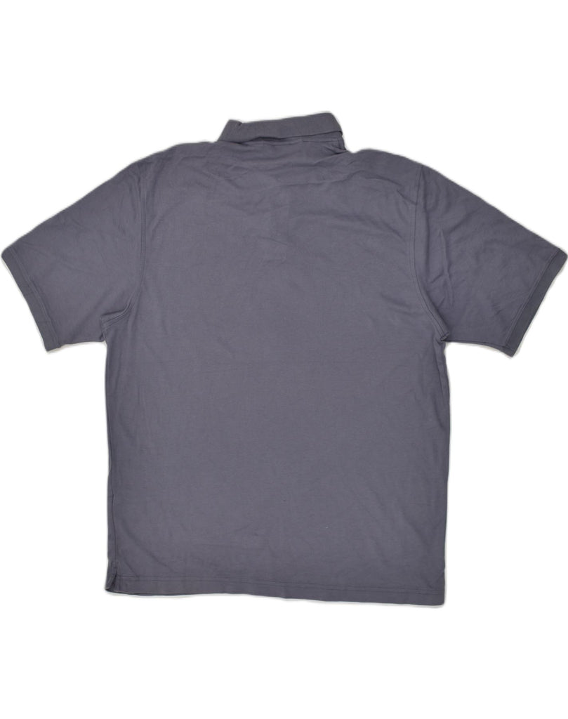 EDDIE BAUER Mens Polo Shirt Large Blue Cotton | Vintage Eddie Bauer | Thrift | Second-Hand Eddie Bauer | Used Clothing | Messina Hembry 
