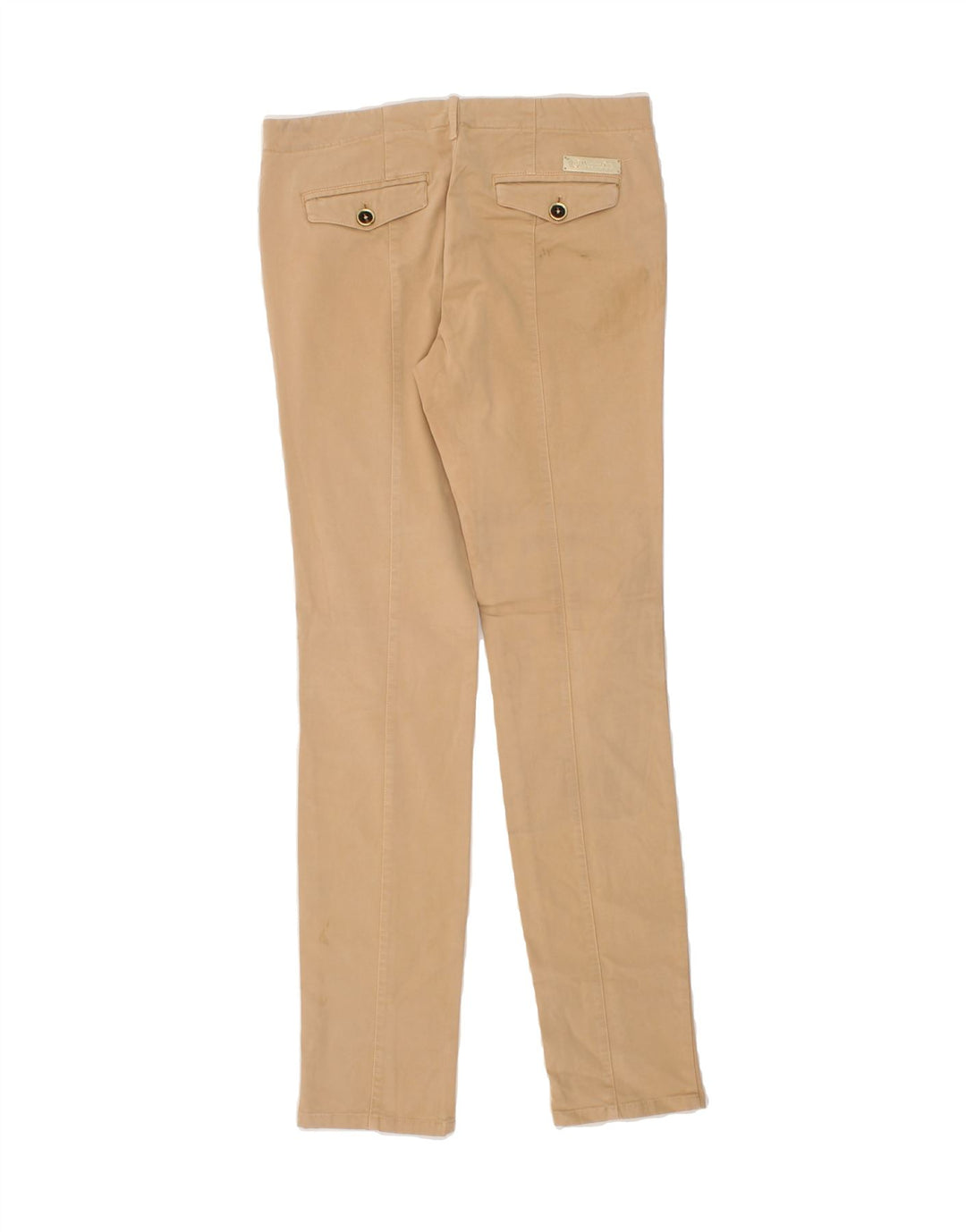 MASSIMO DUTTI Womens Slim Chino Trousers EU 38 Medium W30 L30 Beige Cotton Vintage Massimo Dutti and Second-Hand Massimo Dutti from Messina Hembry 