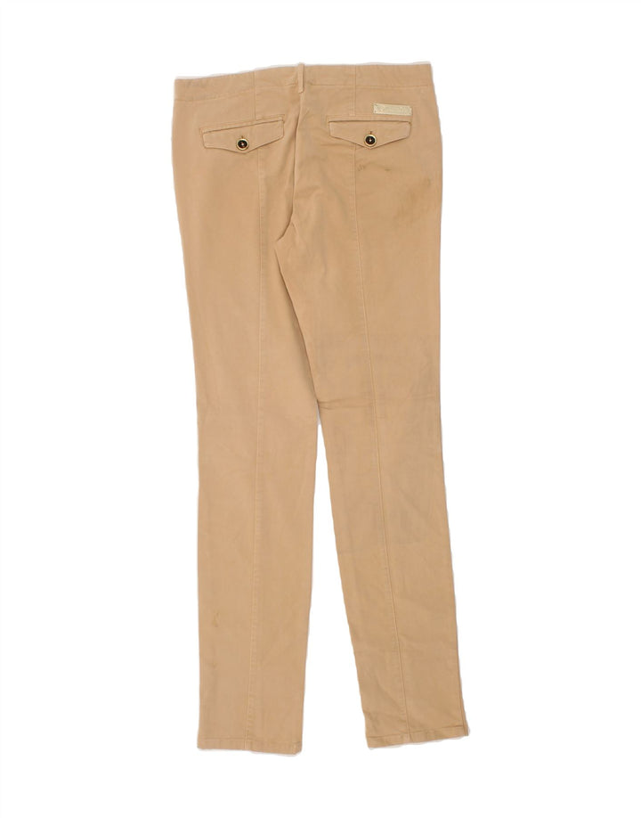 MASSIMO DUTTI Womens Slim Chino Trousers EU 38 Medium W30 L30 Beige Cotton Vintage Massimo Dutti and Second-Hand Massimo Dutti from Messina Hembry 