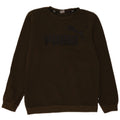 Puma Boys Graphic Sweatshirt Jumper 15-16 Years Khaki Cotton