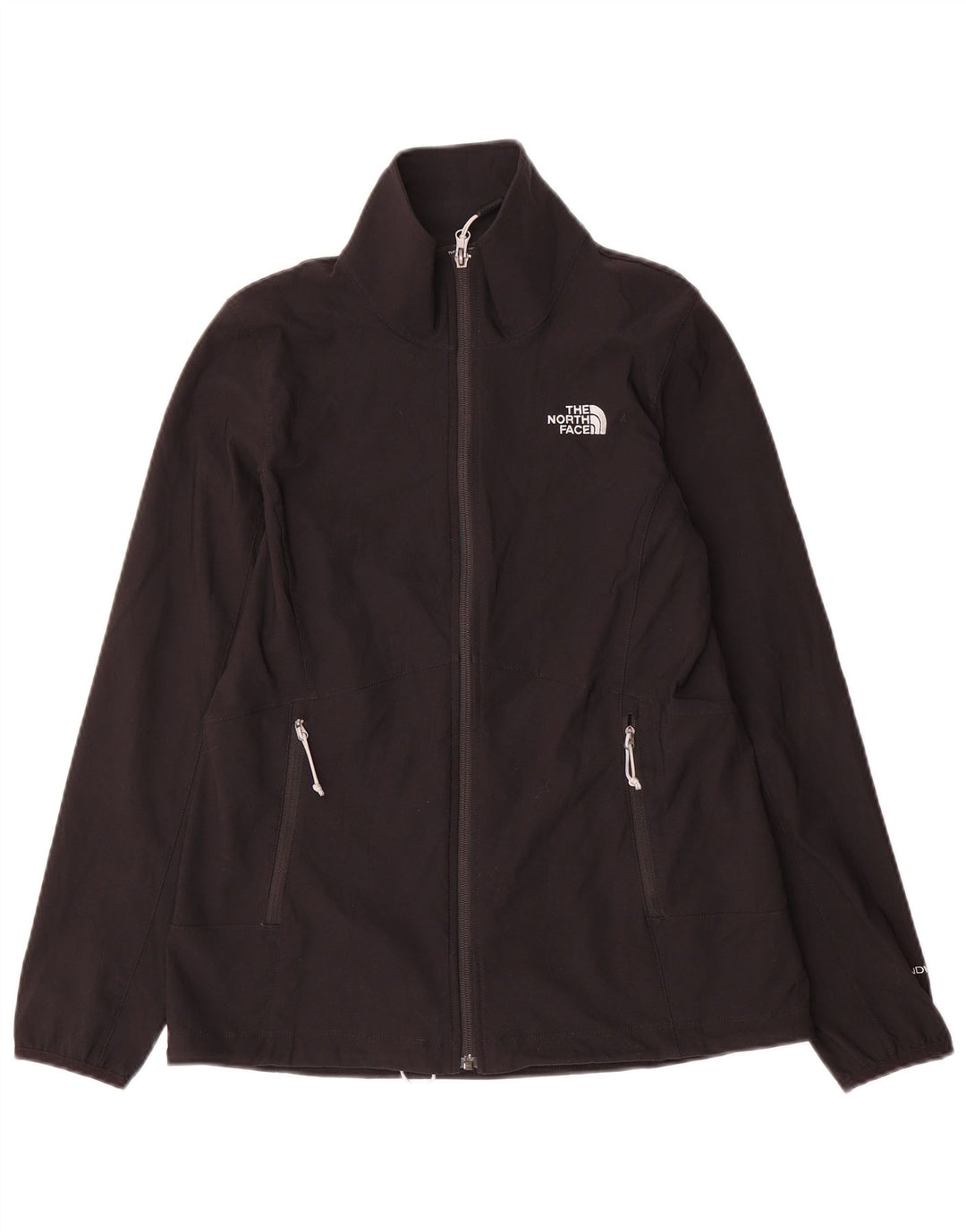 The North Face Womens Tracksuit Top Jacket UK 12 Medium Black Polyester