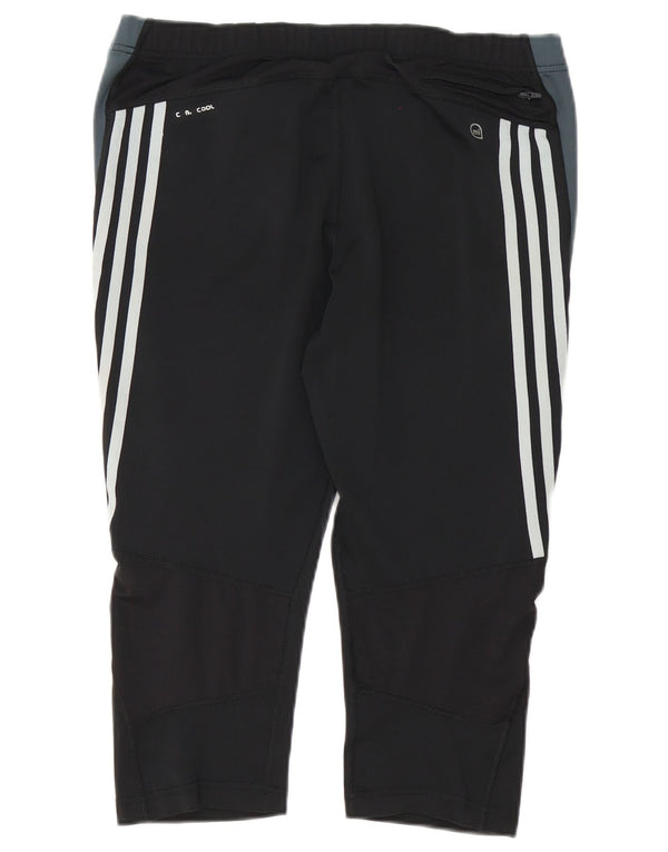 Adidas Womens Supernova Capri Leggings UK 18 XL Black Colourblock Sports